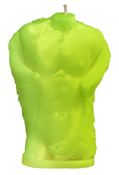 Свічка LOVE FLAME - Angel Man Yellow Fluor, CPS07-YELLOW Sex Aura