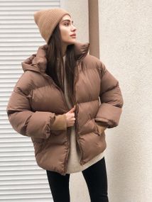 Пуховик Puffer  карамель XS-S