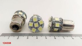 Лампа світлодіод з/ц 24V P21W 1156 13SMD (1 поверх) біла