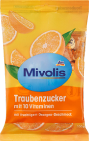 Конфеты Mivolis с 10 витаминами – Источник энергии и витаминной поддержки с сочным апельсиновым вкусом