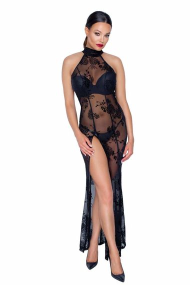 Довга сітчаста сукня Noir Handmade F239 Long tulle dress, S | Зображення 2
