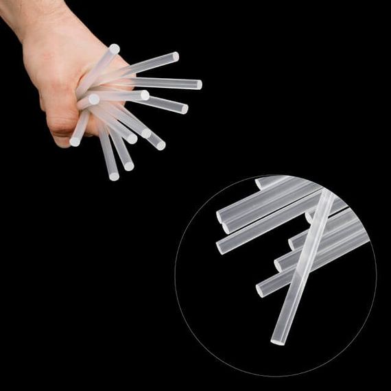 Комплект стрижнів клейових прозорих 7,4*200 мм, 12 од. INTERTOOL RT-1030 | Зображення 3