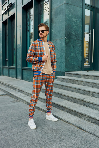 Костюм Джентльмен-2 оранжевый S M