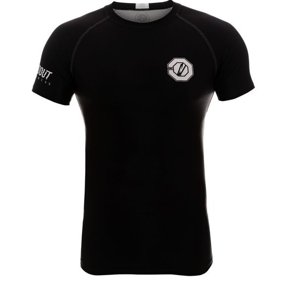 Футболка чоловіча стрейч Poundout Gear BASE black SUB-SKIN tech, XL