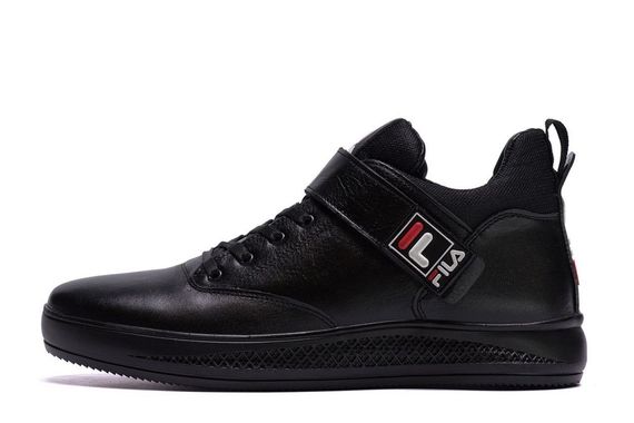 шкіряні зимові ботинки Fila Black | Зображення 1