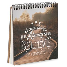Скетчбук Always believe in yourself 17x18 см (BDK_17A108)