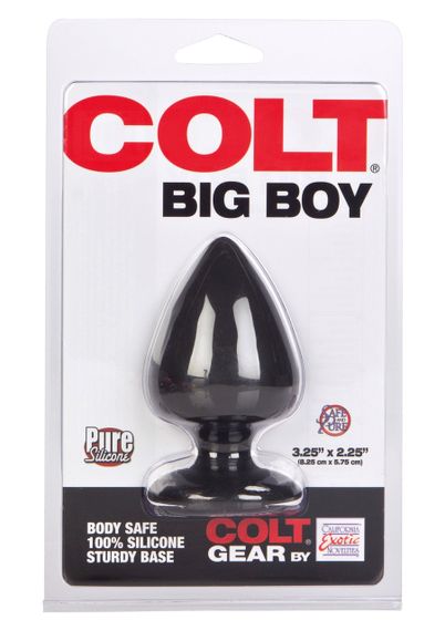 Анальна пробка California Exotic Colt Big Boy, чорний, L Sex Aura | Зображення 3