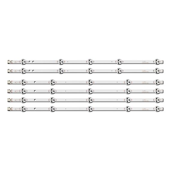 LED підсвітка TV 50" JVC: LT-50C750, 50HB6T72U, P50D300FP, D50F289M4CW 6шт.
