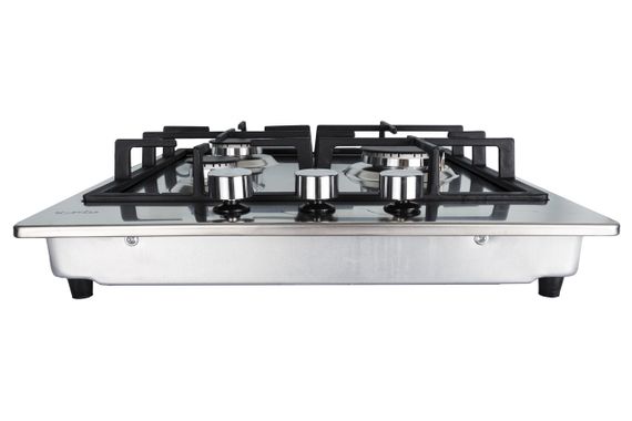Варочная поверхность три конфорки Ventolux HG430 CS (X) 7 нержавейка | Зображення 2