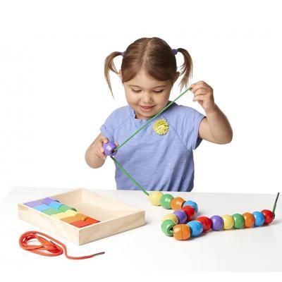 Розвиваюча іграшка Melissa&amp;Doug Початкова шнурівка (MD10544) | Зображення 2