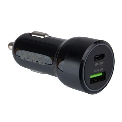 Автомобільний зарядний пристрій VOIN 51W, 1USB QC3.0 18W + 1PD 33W, 12/24V | Зображення 4