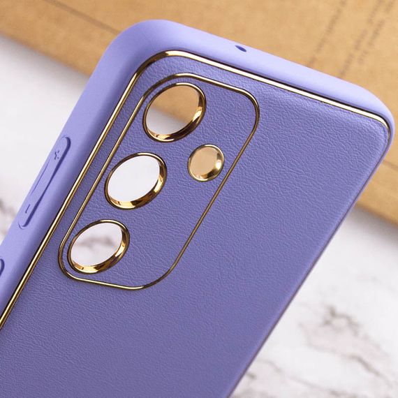 Кожаный чехол Xshield для Samsung Galaxy S24+ Сиреневый / Dasheen | Зображення 4