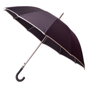 Класична парасолька-тростина з чохлом напівавтомат з поліестеру міцна надійна 12 спиць діаметр 120 см Фіолетовий HP-23-16V