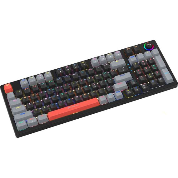 Клавіатура Xtrike ME GK-987 RGB Mechanical USB UA Black/Grey (GK-987GGRUA) | Зображення 3