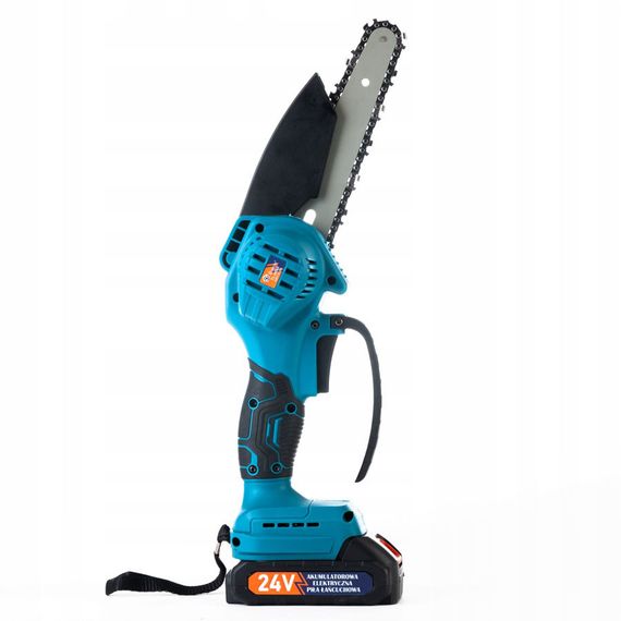 Аккумуляторная цепная пила Domotec 8 дюймов(20см) 24 В кусторез c двумя АКБ BE-706 в кейсе | Зображення 1
