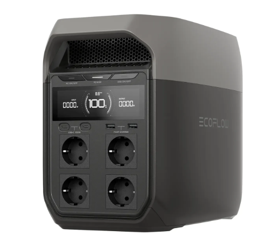 Зарядна станція EcoFlow DELTA 3 1800 Вт 1024 Вт·год із заряджанням від мережі, авто та сонячної панелі