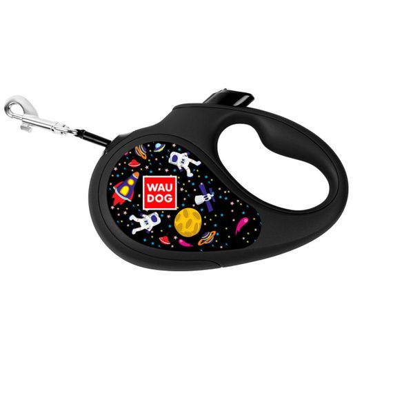 Рулетка для собак Waudog R-Leash XS с рисунком "Nasa", лента, 3 м | Зображення 3