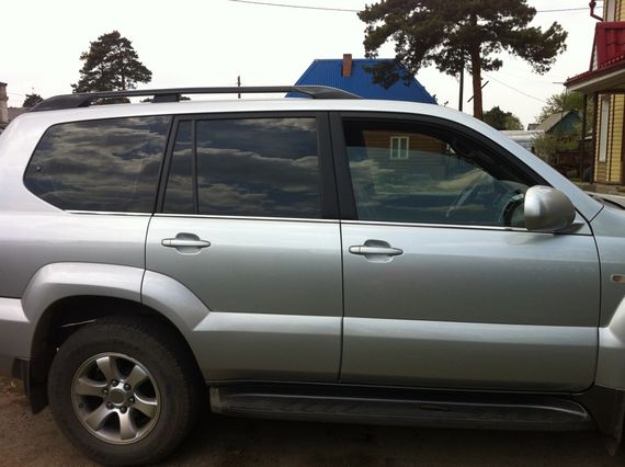 Зовнішня окантовка вікон (6 шт, нерж) Carmos - Турецька сталь для Toyota Land Cruiser Prado 120 | Зображення 3