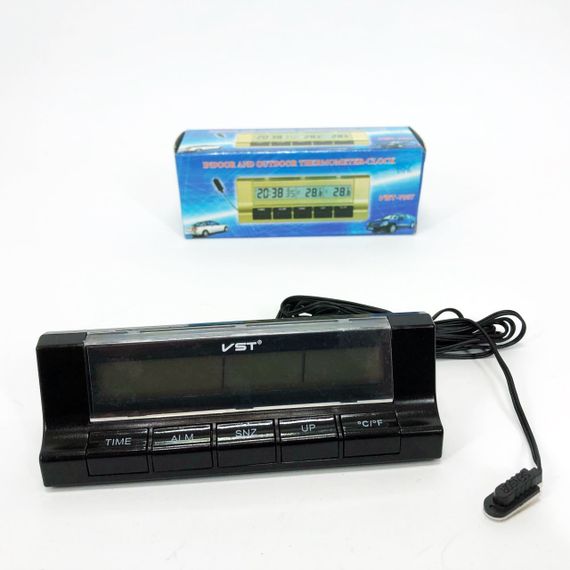 Авточасы с термометром VST-7037 RU-87 | Зображення 7