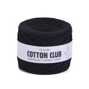 Cotton Club 7300 YarnArt пряжа темний сірий