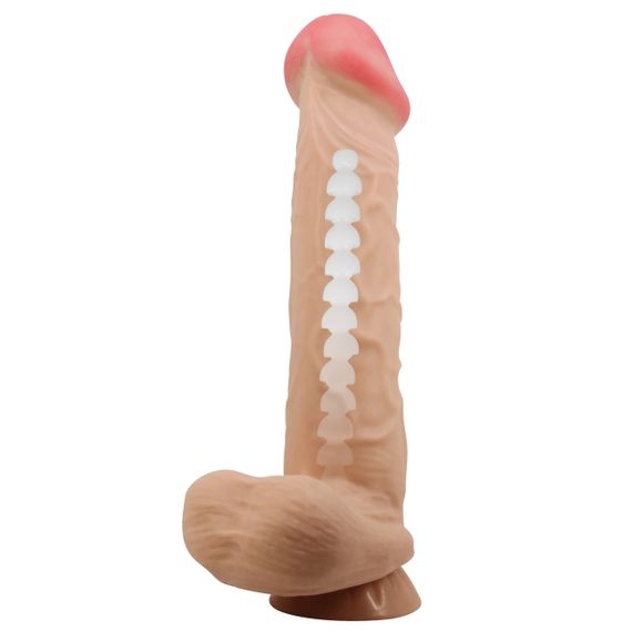 Фалоімітатор - Pretty Love Sliding Skin Mendel 10.2" Flesh Sex Aura | Зображення 2