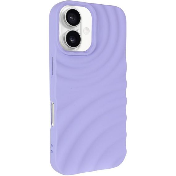 Чехол TPU MonoWave для Apple iPhone 16 (6.1") Light Green Light Blue