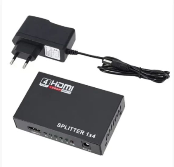HDMI разветвитель на 4 порта HDMI SPLITTER 1 in 4 / Черный | Зображення 5