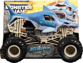 Оригінал Monster Jam Megalodon Монстр-трак 1:24 Акула Мегалодон Металевий кузов