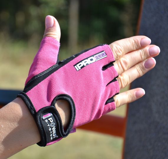 Рукавички для фітнесу Power System PS-2250 Pro Grip жіночі Pink XS | Зображення 2