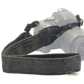 Ремінь нашийний для фото камери - Tweed Strap Gray