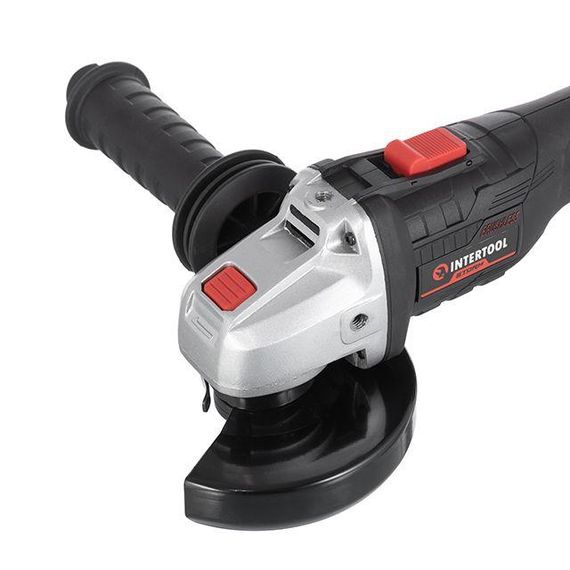 Шліфмашина кутова акумуляторна з безщітковим двигуном 125 мм INTERTOOL WT-9366 | Зображення 8