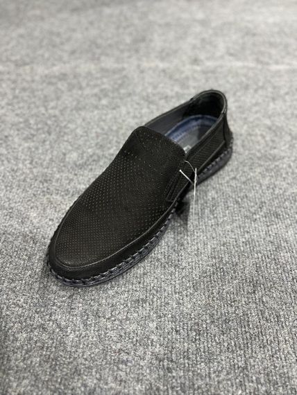 Черные турецкие мокасины 40 41 42 43 44 45 размер | Зображення 4