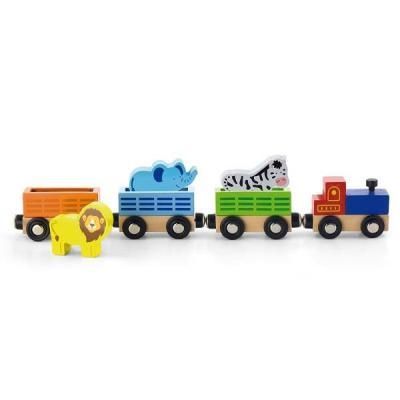 Железная дорога Viga Toys Доп. набор к ж/д "Поезд с животными" (50822) | Зображення 1