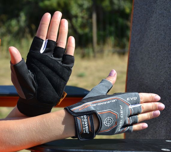 Рукавички для фітнесу Power System PS-2250E Pro Grip EVO Grey M | Зображення 6