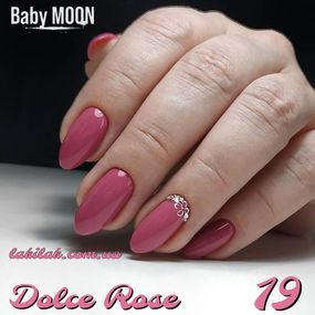 Гель-лак BABY MOON Dolce Rose №19 марсала, 6 мл