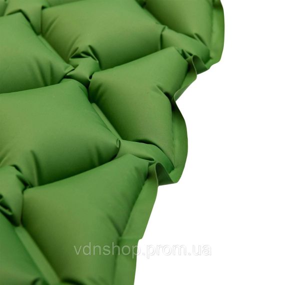 Матрас для палатки надувной походный 190х55х3 см туристический матрас Зеленый SJ-0084GR | Зображення 2