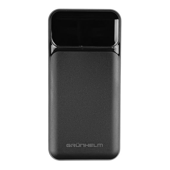 Power Bank - Портативна батарея 20.000 mAh. чорний - GP-20BQC. швидка зарядка 22.5W GRUNHELM