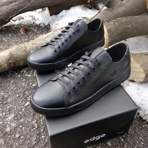 Стильні кеди чорні 45 розмір 29,5 см | Зображення 3