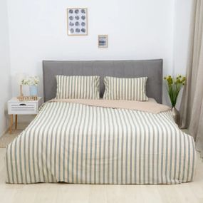 Постільна білизна двоспальне Viluta Варена бавовна Wash Printed W 08-2 175х210 см
