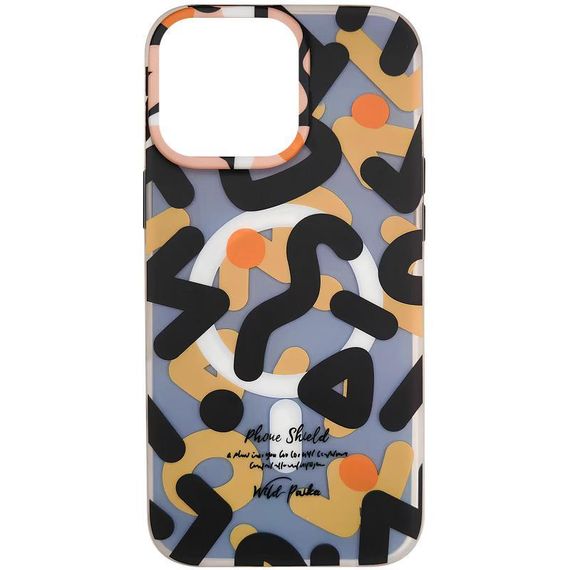 TPU чохол Pastel Chaos with MagSafe для Apple iPhone 16 Pro (6.3") Black
