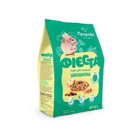 Корм Природа Фієста Шиншилка для шиншил та інших домашніх гризунів 600 г