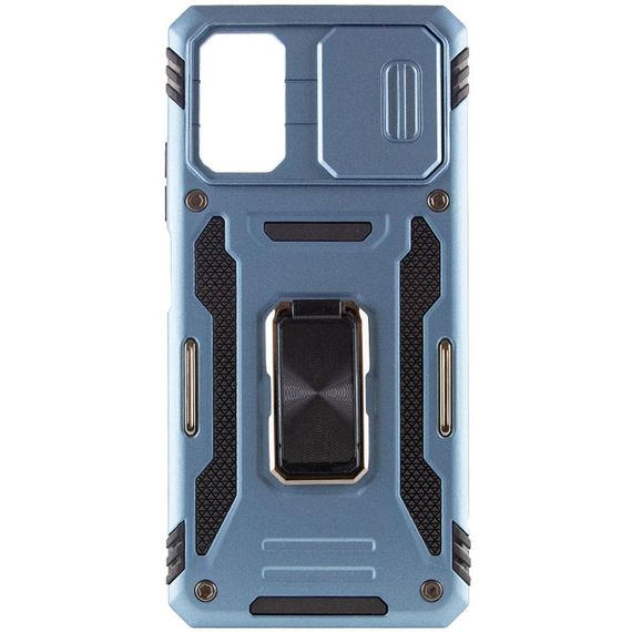 Ударостійкий чохол Camshield Army Ring для Xiaomi Poco X5 Pro 5G / Note 12 Pro 5G Блакитний / Light Blue | Зображення 2
