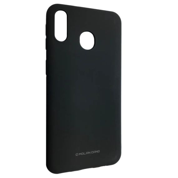 Чохол силіконовий (TPU) SMTT накладка для Samsung Galaxy M20 Black/Чорний
