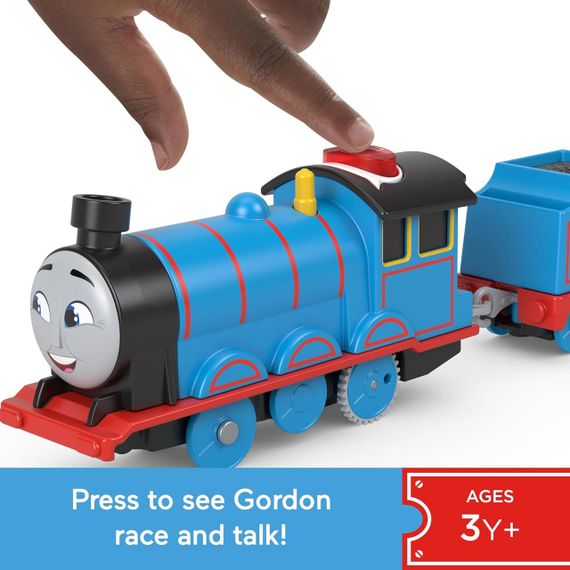 Паровозик Томас і друзі Моторизований поїзд Гордон, що розмовляє, Thomas & Friends Motorized Train Talking Gordon Engine | Зображення 4