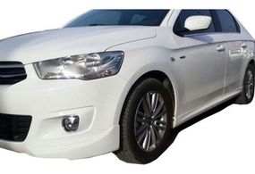 Боковые Пороги DPT (грунтованные под покраску) для Citroen C-Elysee 2013-2022 гг