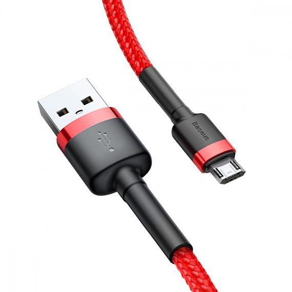 Кабель Baseus Cafule Micro USB 1.5A (2m), Красный, 1.5 м | Зображення 4