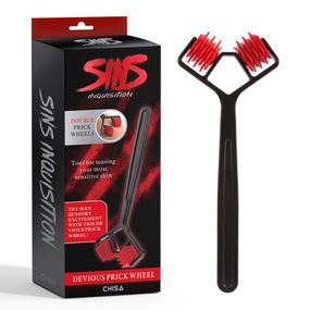 Колесо Вартенберга Chisa Sins Devious Prick Wheel чорно-червоний Sex Aura