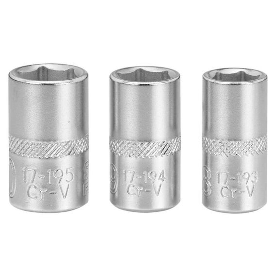 Набір торцевих головок 1/4 Maxi Drive, із шестигранним профілем, 3 шт: 8, 9, 10 мм STANLEY FMMT17091-0 | Зображення 2