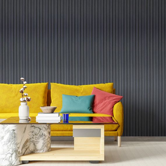 Рейка декоративна WPC стінова 3000х160х23мм Графіт SW-00001529 | Зображення 6