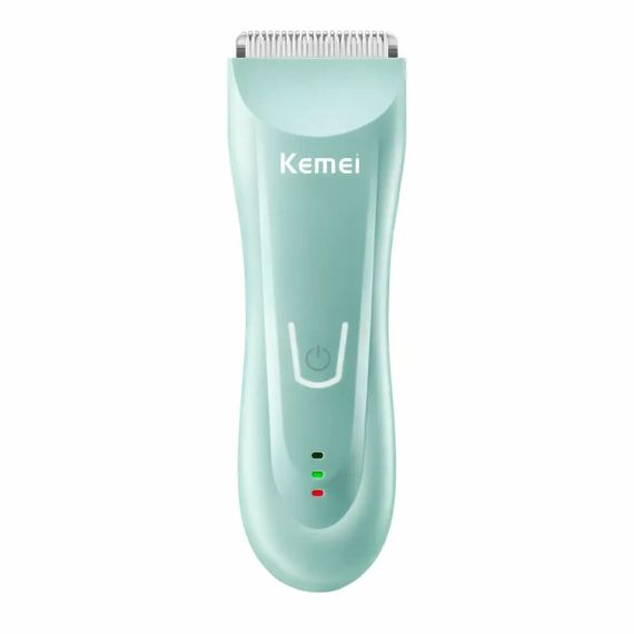 Акумуляторна машинка для стрижки дітей, 2 насадки, Kemei KM-811, Блакитний / Дитячий тример для стрижки волосся | Зображення 1